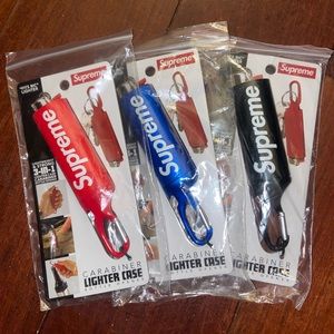 Supreme Carabiner lighter case & key chain